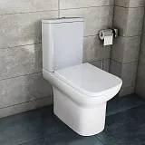 Унитаз-компакт Azario Alba AZ-8323 напольный безободковый с сиденьем микролифт фото 15