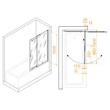 Шторка в ванну RGW Screens 03114410-11 фото 7