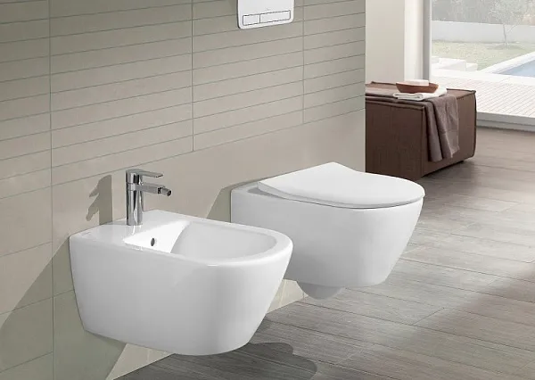 Унитаз Villeroy & Boch Subway 2.0 Plus 5614 R2R1 подвесной безободковый с микролифтом фото 5