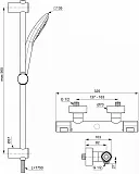 Термостат Ideal Standard Ceratherm T100 A7234AA для душа фото 2