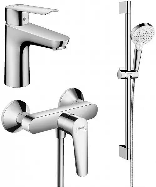 Комплект смесителей Hansgrohe Logis E 71178000/71610000/26532400 3 в 1 фото 1
