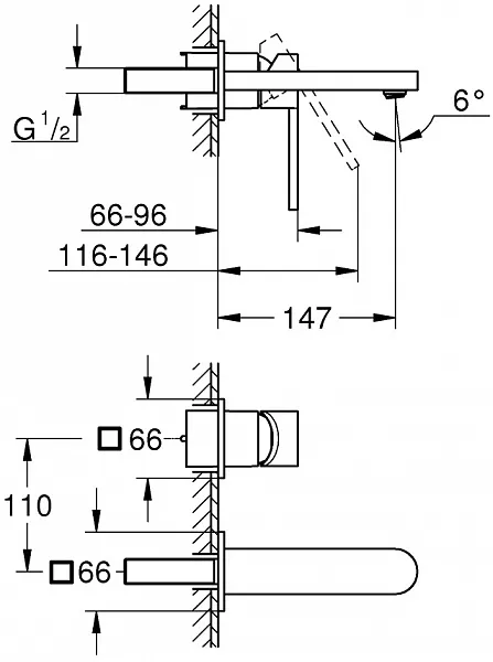 Смеситель Grohe Plus 29303003 для раковины фото 5