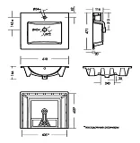 Мебельная раковина Sanita Luxe Quadro QDR60SLWB01 фото 6