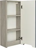 Шкаф-пенал Акватон Оливия 35x80 см тёмное дерево / серый 1A254703OLUGR правый фото 2