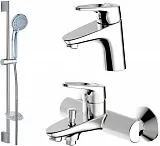 Комплект смесителей Bravat Drop-D F00312C 3 в 1 фото 1