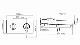 Смеситель WasserKRAFT Sauer 7130 для раковины встраиваемый фото 3