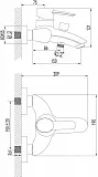 Смеситель Lemark Atlantiss LM3202C для ванны с душем фото 2