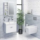 Тумба с раковиной Runo Капри 60 подвесная фото 4