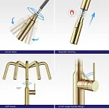 Смеситель для кухонной мойки TIMO Saona 2386/02FL фото 4