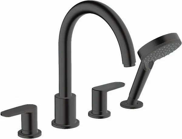 Смеситель Hansgrohe Vernis Blend 71456670 на борт ванны фото 1