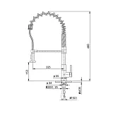 Смеситель для кухонной мойки Wonzon & Woghand WW-422903-CR фото 1
