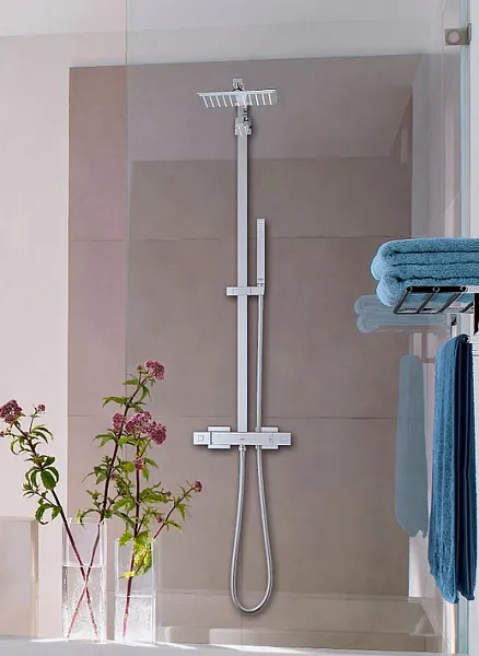 Душевая стойка Grohe Euphoria Cube XXL System 230 26087000 с термостатом фото 3