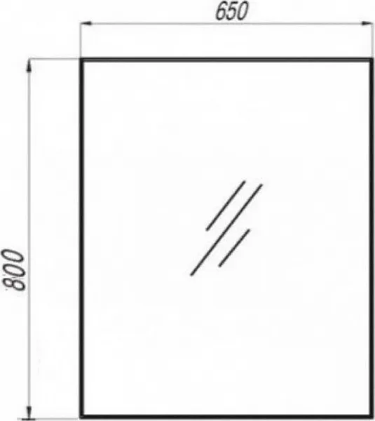 Зеркало Акватон Рико 65x80 см 1A216402RI010 фото 4