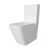Унитаз-компакт Watersense Eva W00089 напольный безободковый с микролифтом фото 1