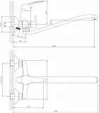 Смеситель Rossinka A A35-34 универсальный фото 2
