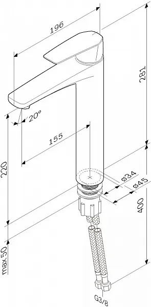 Смеситель Am.Pm Gem F90A92000 для раковины фото 7