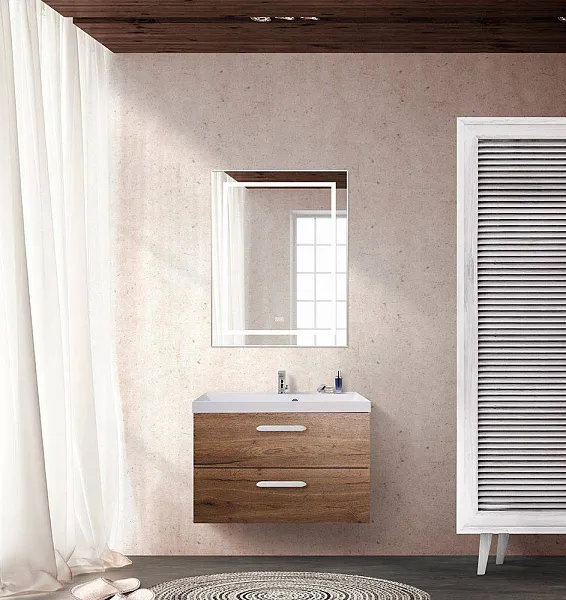 Тумба с раковиной BelBagno Aurora 70 подвесная фото 3