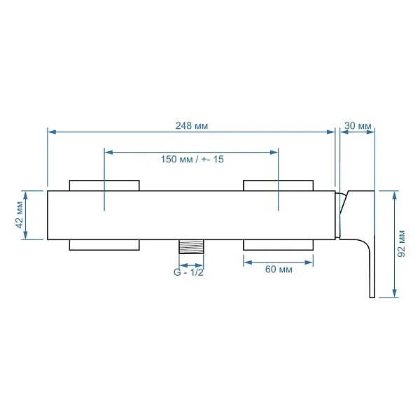 Смеситель для душа PAINI Grazia 21CR511 фото 5