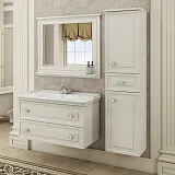 Зеркало Comforty Феррара 98x80 00004147993CF с полочкой фото 2