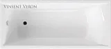 Чугунная ванна Vinsent Veron Devon VDV1807045H/VH0012BR-AS с квадратными бронзовыми ручками и антискользящим покрытием фото 3
