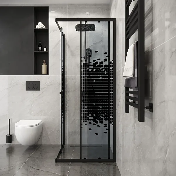 Душевой уголок Niagara Eco NG-1010-14QBLACK фото 4