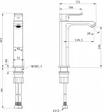 Смеситель BelBagno Disco DIS-LMC-CRM для раковины-чаши фото 2