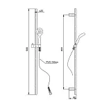 Душевой гарнитур PAINI Bergamo BRCR121L9 фото 5
