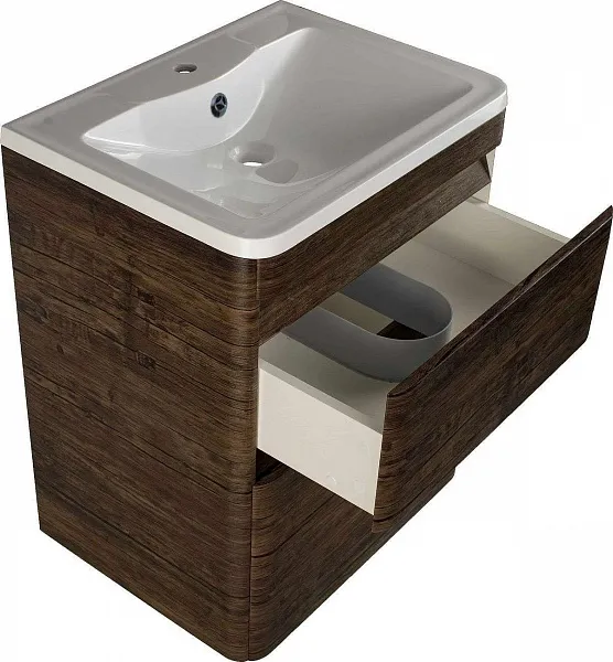 Тумба с раковиной Style Line Атлантика 60 напольная фото 2