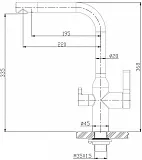 Смеситель BelBagno BB-LAM57-IN для кухонной мойки фото 2