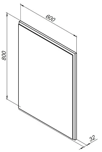 Зеркало Aquanet Nova Lite 60х80 242620 с подсветкой фото 4