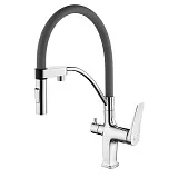 Смеситель Lemark Comfort LM3074C-Gray для кухонной мойки фото 1