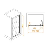 Душевая дверь RGW Passage 06082109-14 фото 5