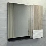 Зеркало Comforty Страсбург 90x80 00-00006573CF с полочкой фото 1