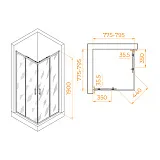 Душевой уголок с поддоном RGW Passage 02083188-11 фото 5