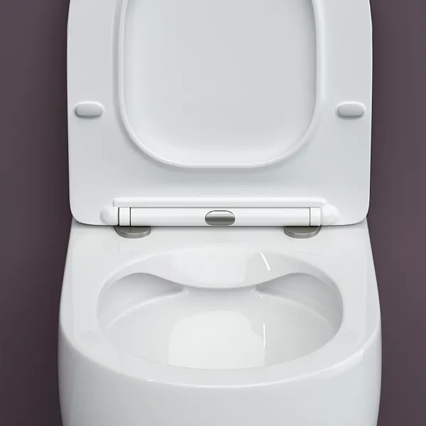 Унитаз Ceramica Nova Play CN3001 подвесной безободковый с микролифтом фото 5