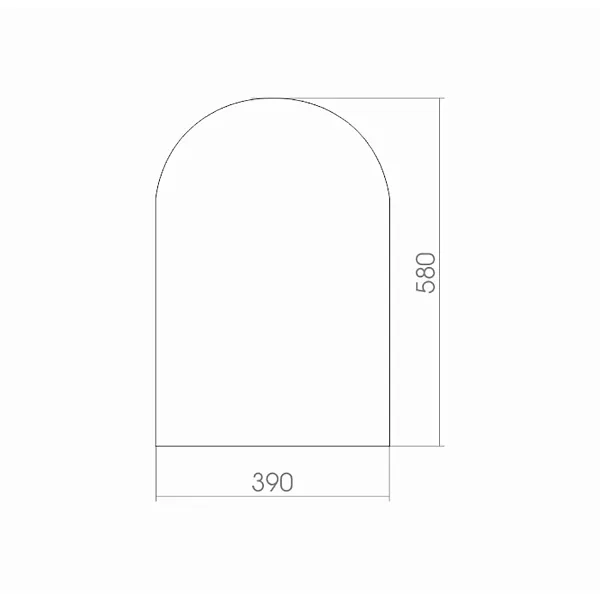 Зеркало Mixline Арка 58x39 4050605250221 фото 2