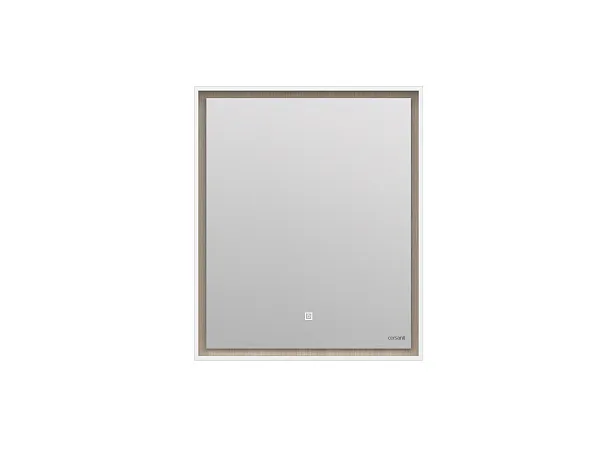 Зеркало Cersanit Louna 70x60 4690311092854 с подсветкой с полочкой фото 1