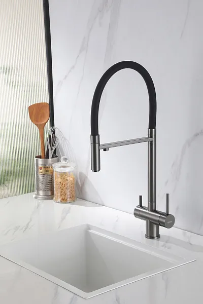 Смеситель для кухонной мойки ABBER Wasser Kreis AF81141NG фото 2