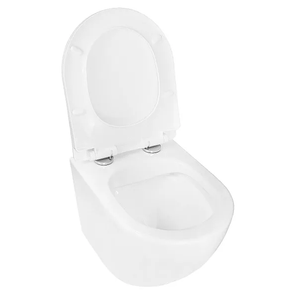 Унитаз Azario Pro CS-1049SB подвесной безободковый с сиденьем микролифт фото 4
