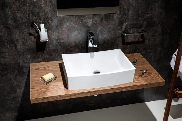 Столешница Ravak L 120 темный орех фото 6