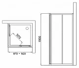 Душевая дверь в нишу Ideal Standard Connect T9806EO фото 3