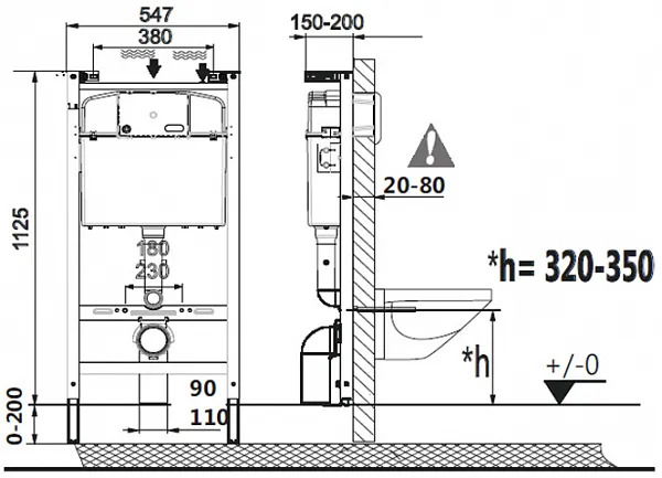 Унитаз с инсталляцией Roca Dama Senso 893104680 фото 3