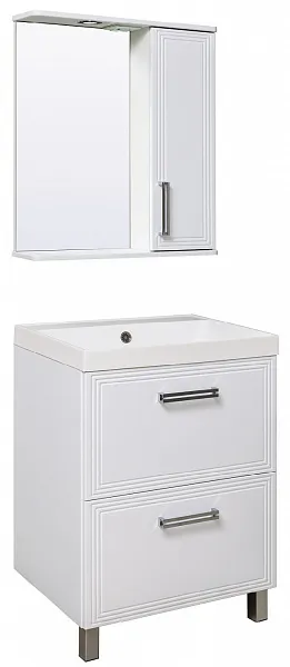 Мебель для ванной Runo Олимпия 60 напольная/подвесная правая фото 1