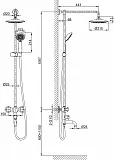 Душевая стойка D&K Hessen.Grimm DA1384701E09 фото 4
