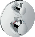 Термостат Hansgrohe Ecostat S 15757000 для душа с внутренней частью фото 1