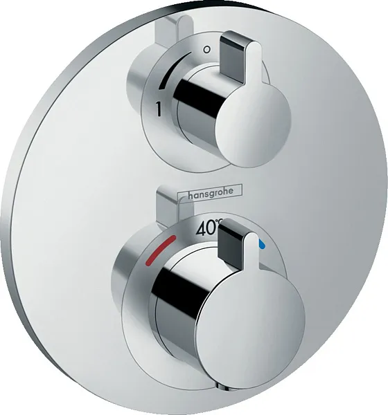 Термостат Hansgrohe Ecostat S 15757000 для душа с внутренней частью фото 1