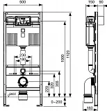 Инсталляция для унитаза TECE Profil 9300302 фото 2