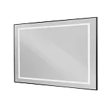 Зеркало BelBagno Kraft 120x80 SPC-KRAFT-1200-800-SENS-NERO с подсветкой фото 1