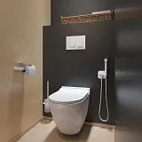 Клавиша смыва Iddis Uniglass UNG01GWi77 белая глянцевая фото 2