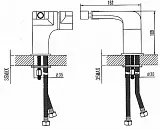 Смеситель Iddis Vitamind JB46181C для биде фото 2
